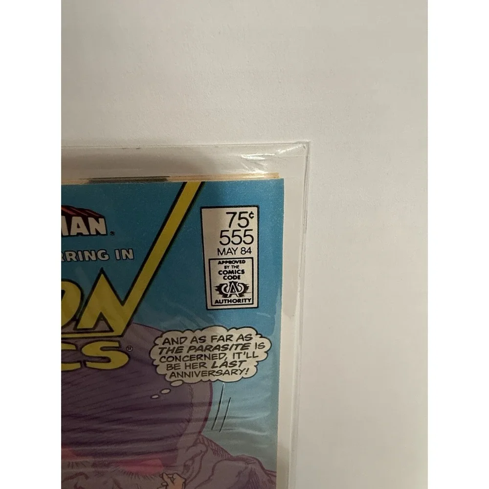 Action Comics 555 Newstand (Military Diamond Sales Variant) MDS